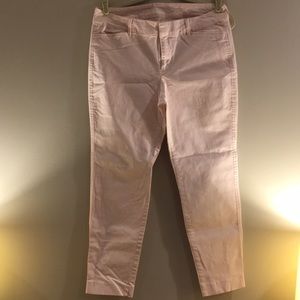 Light Pink Flat Front Khakis